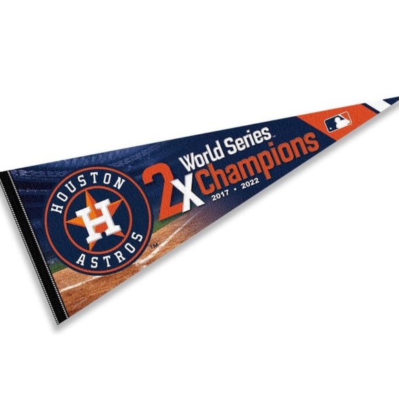 Wall Decor | Astros Flag Houston Astros 2 Time Champions Pennant Flag ...